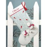 (image for) Stocking Snow Bears Counted Cross Stitch Kit